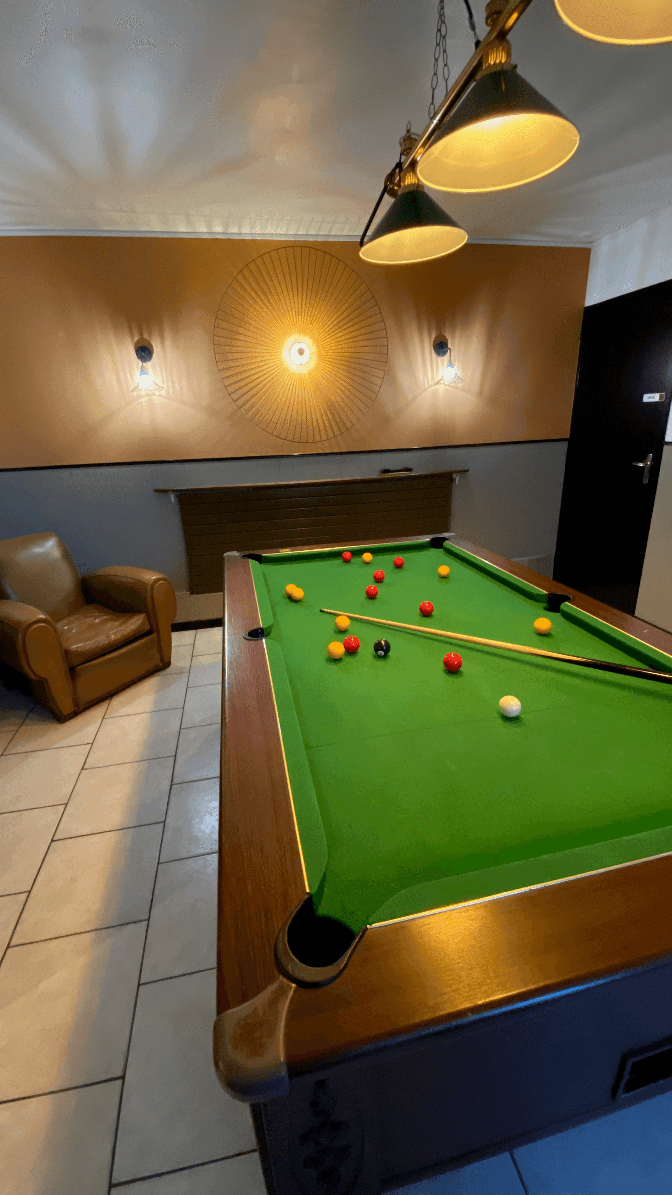 salle de billard