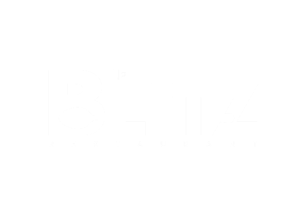 logo blitz blanc